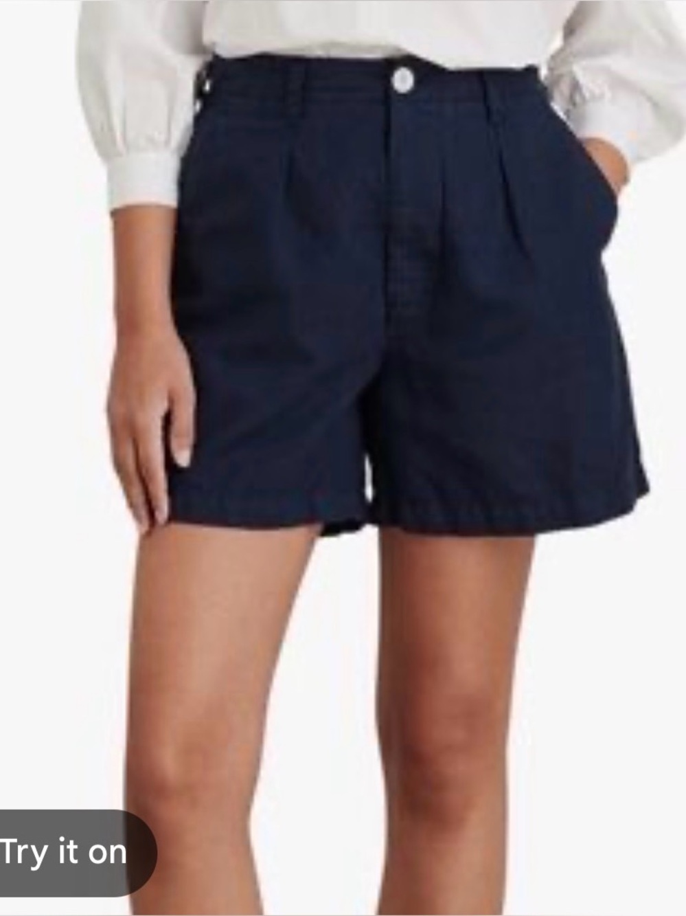NWT - Alex Mill Pleated  Short in Twill 2